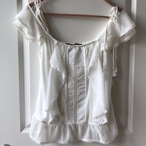 NWOT WHBM White Summery Top